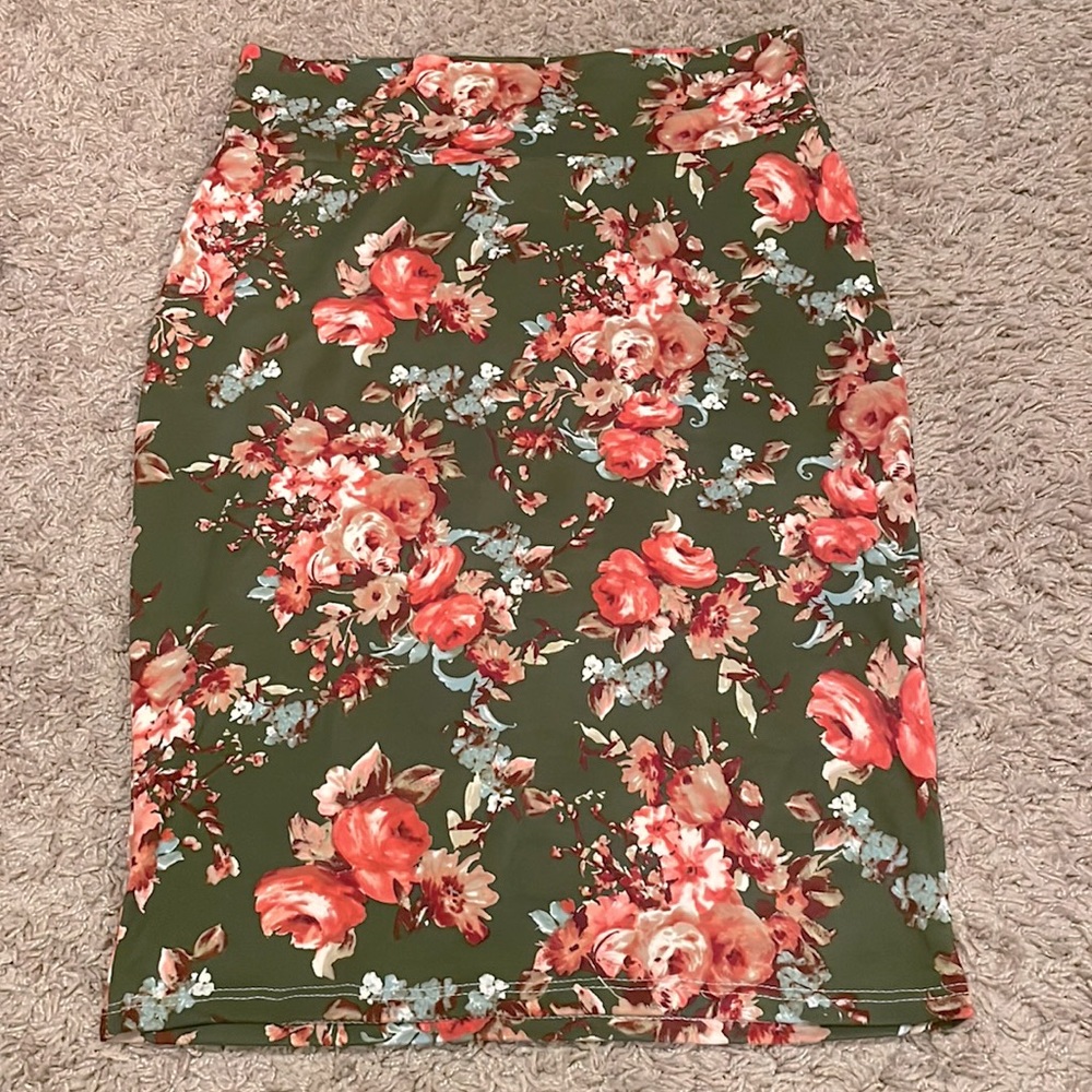 Floral Mini Pencil Skirts